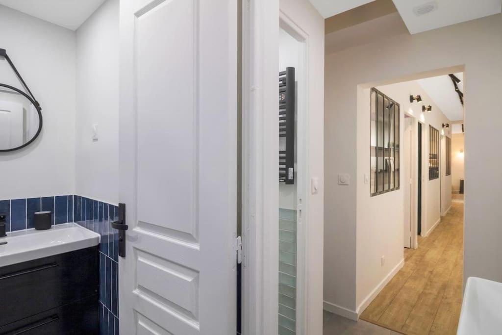 Brand New Flat For 8 People, 3 Bedrooms 巴黎 外观 照片